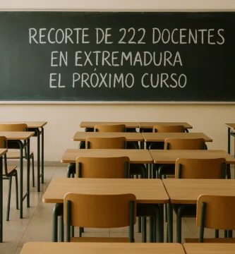 recorte de 222 Docentes en Extremadura el próximo curso