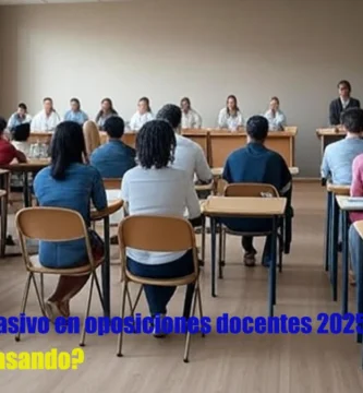 Suspenso masivo en oposiciones docentes 2025