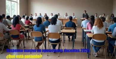 Suspenso masivo en oposiciones docentes 2025